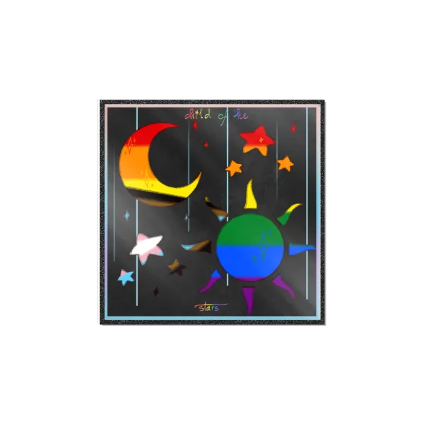 Pride Clear Acrylic Board - Rainbow (progress ver.) ⋆.˚ ☾⭒.˚