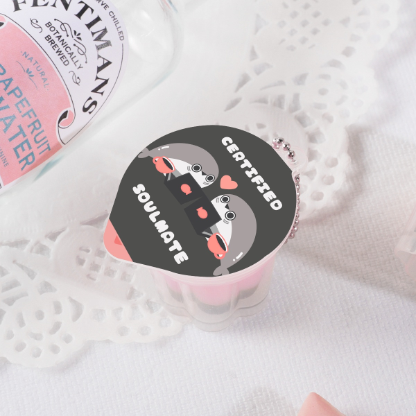 Sacabambaspis Soulmate Squishy Pudding Jelly Keychains