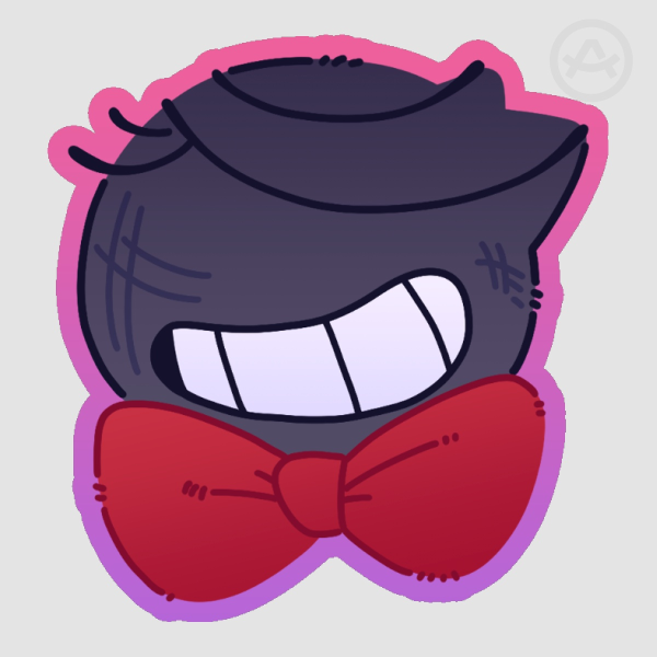 Small mike Sticker (Deltarune)