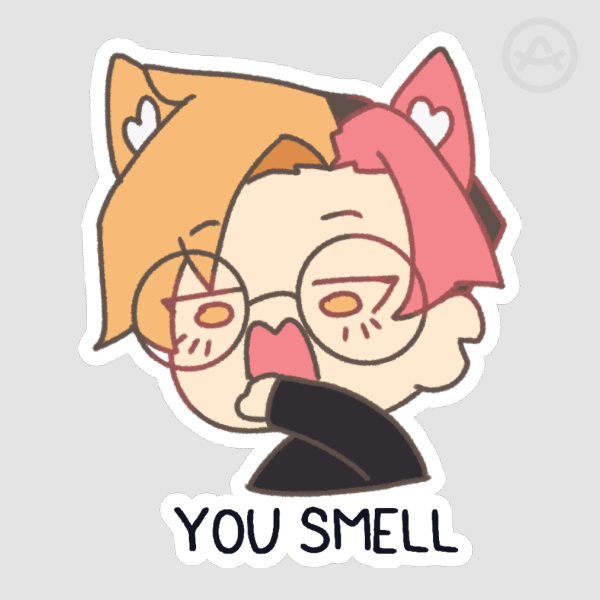 Spooky Fumi - You Smell Sticker