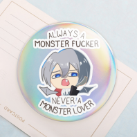Spooky Evan - Monster What? Badge