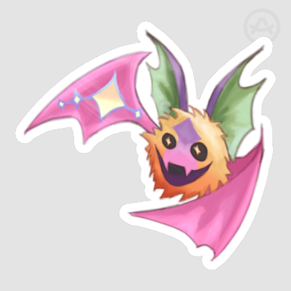 Komory Bat Kingdom Hearts - Die Cut Sticker