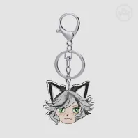Glitter fuohko keychain