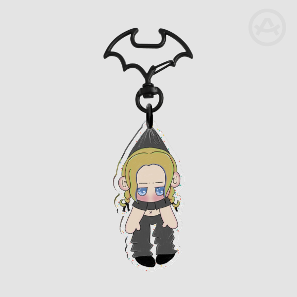 Lestat Glitter Acrylic Keychains