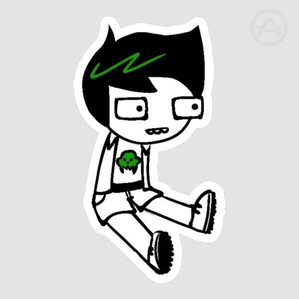 Sitting Jake Sticker
