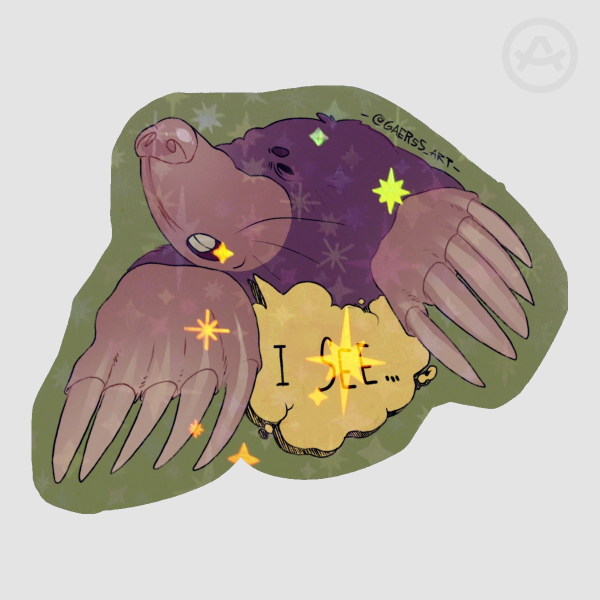 I see... - Die Cut Sticker