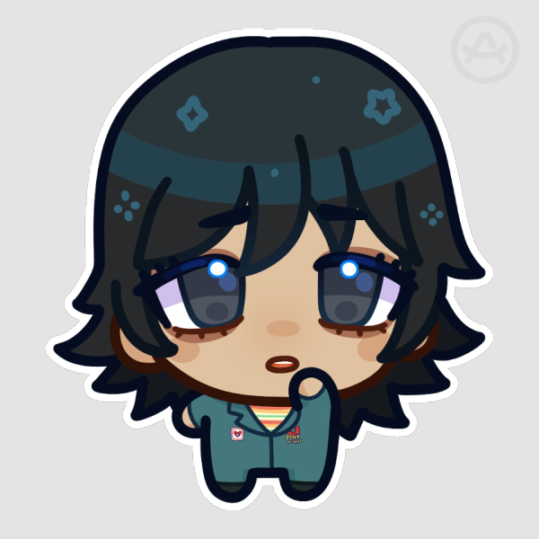 Anya Mouthwashing || Sticker