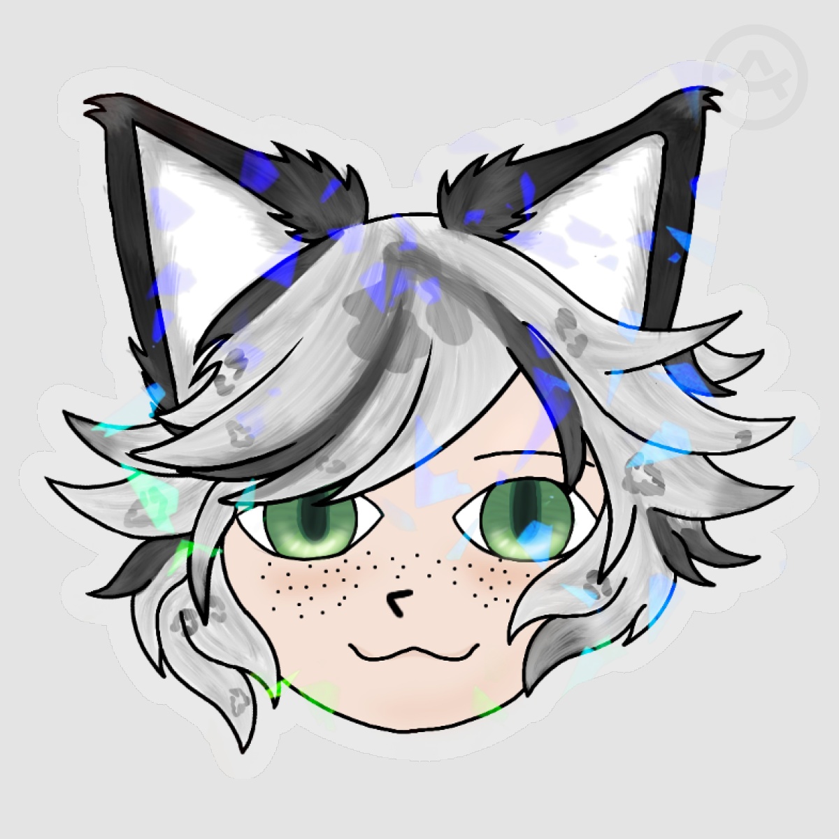 Clear Fuohko Sticker