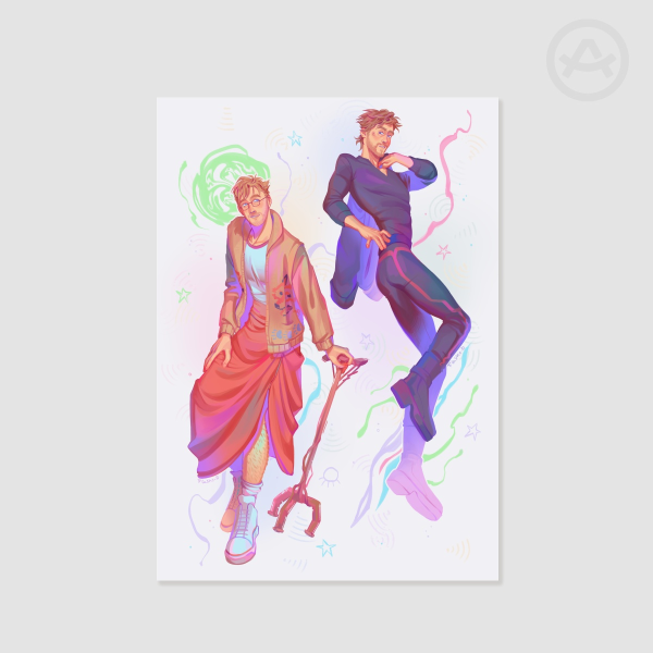 Ryland Grace & Kade Auberon - PHM & Starfighter - A4 Print