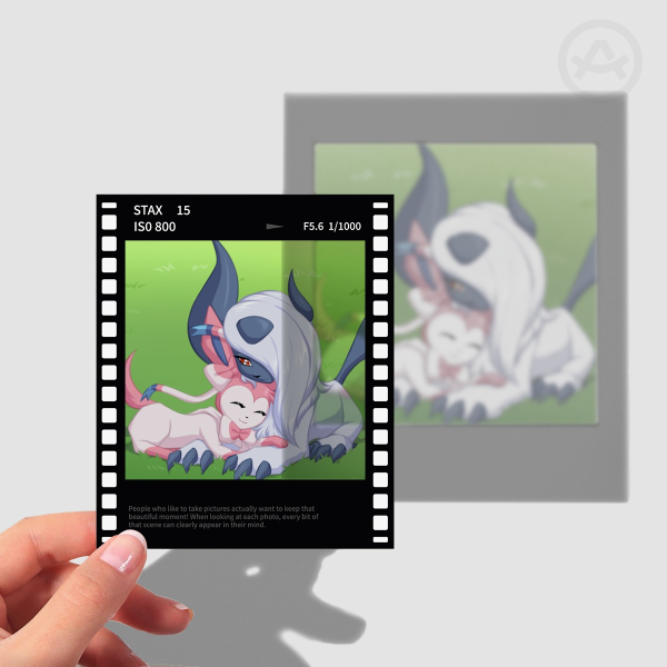 Sylveon & Absol - Film Card - Pokemon