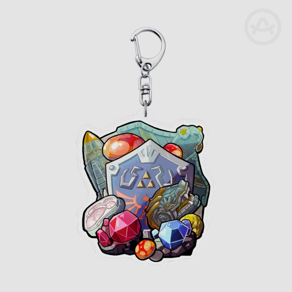 Shield fusions keychain