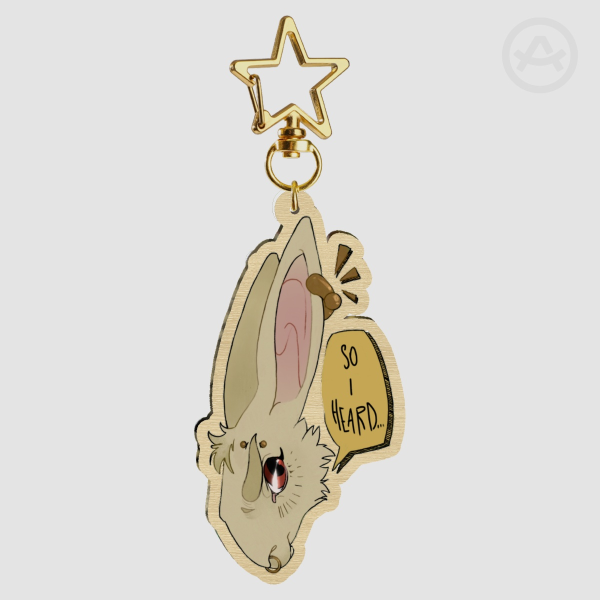 So I Heard...  - Wood Keychain