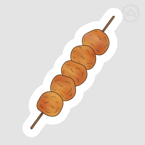 Yakitori Die-Cut Sticker