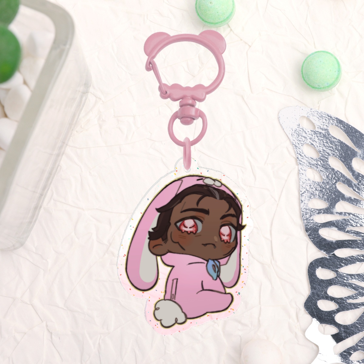Bunny Onsie Miguel O’Hara Glitter Charm