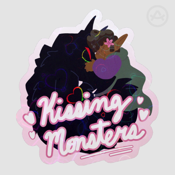 "Kissing Monsters" Sticker