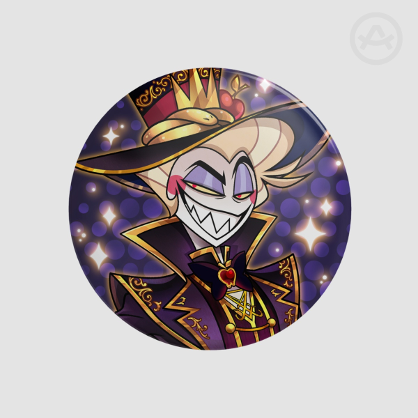 King Lucifer Round Badges (Button Pins)