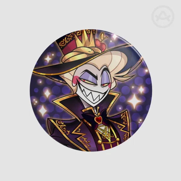King Lucifer Round Badges (Button Pins)