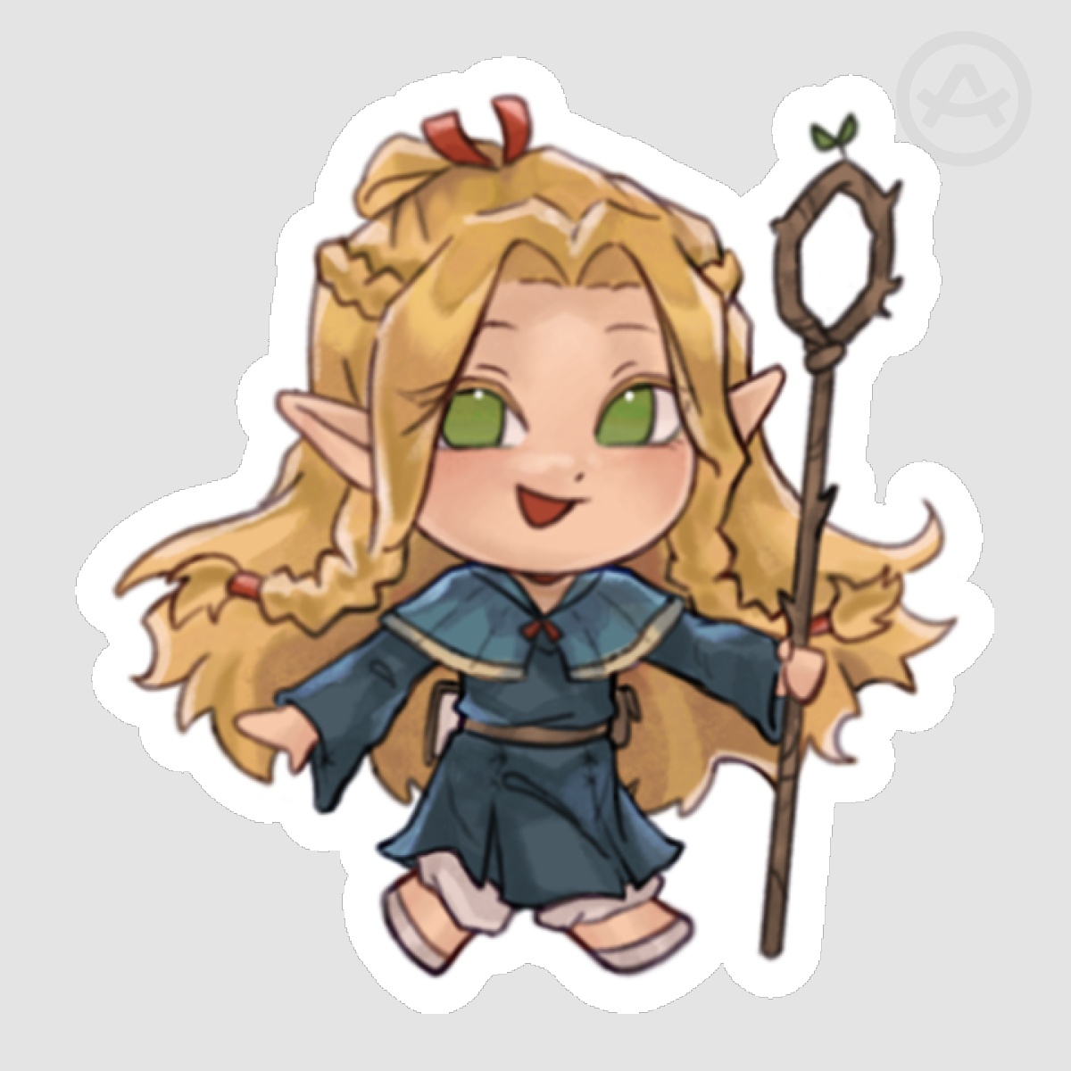 Chibi Dunmeshi Marcille Sticker