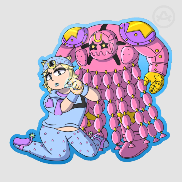 Johnny Joestar Chibi Sticker