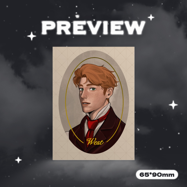 wally West Hot Stamping Foil Photocard