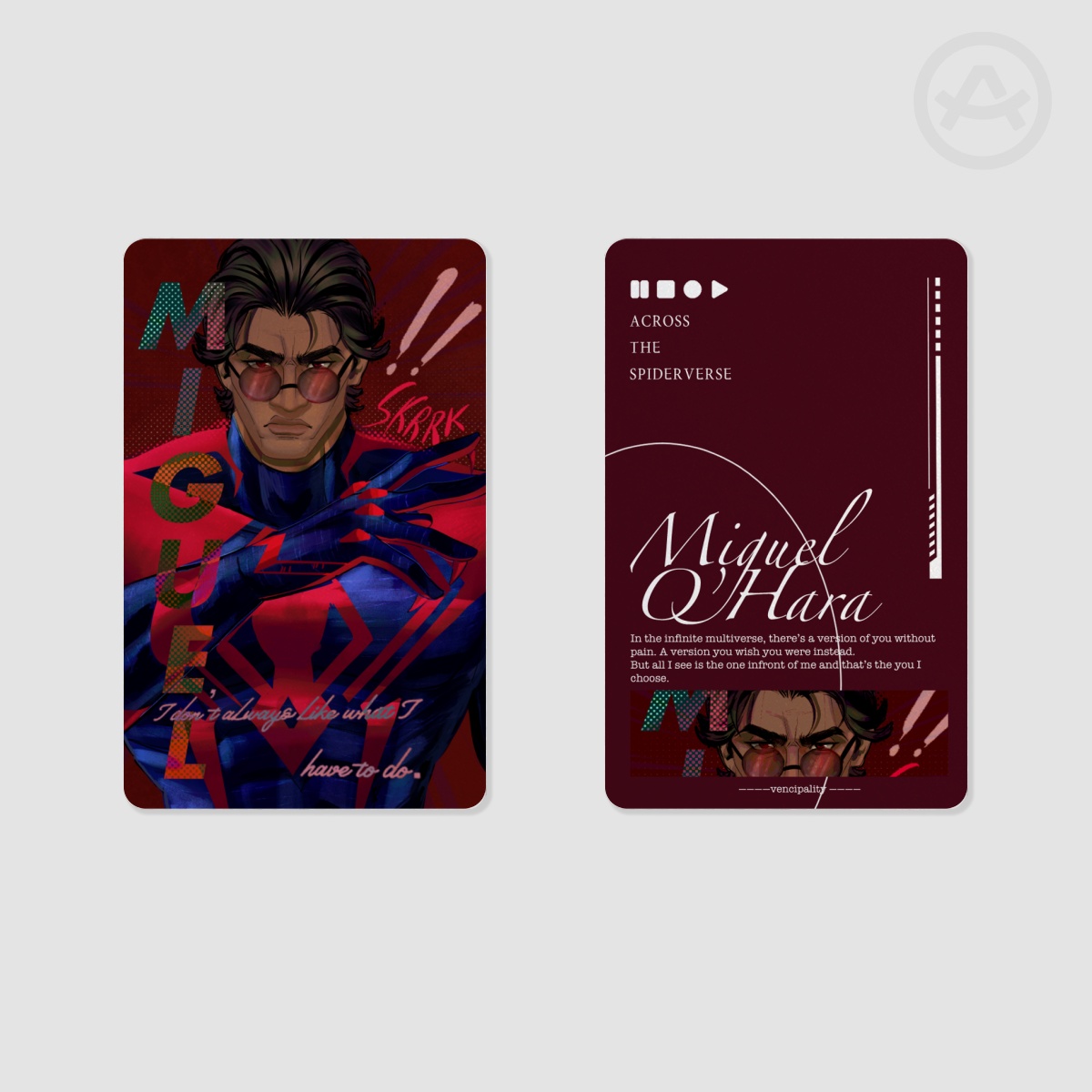 Miguel O’Hara Red Collaboration Photocard