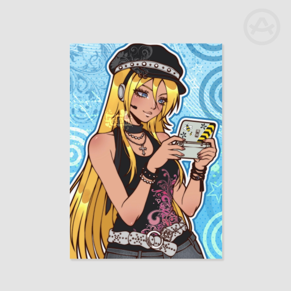 Gyaru Mcbling Lily | A5 Poster Print