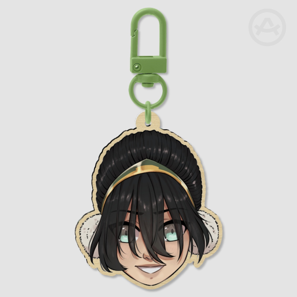 Toph | ATLA (Wood Keychains)