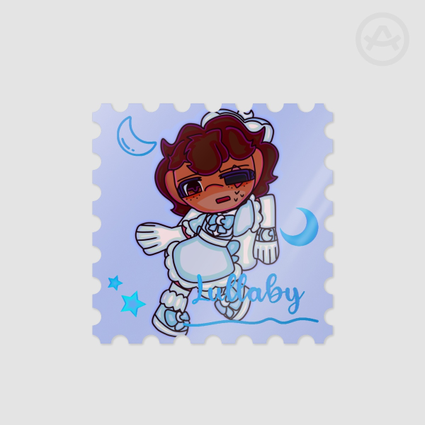 Mimi Moonlight Hot Stamping Stamp Sticker