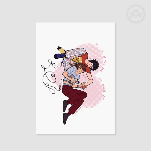 Dan and Phil Loverboys Poster/Print A5