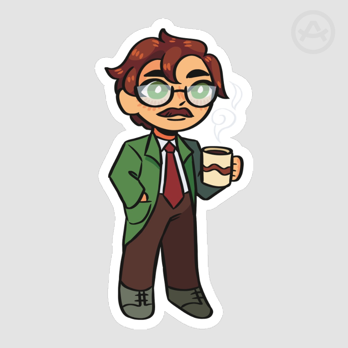 [STARDEW VALLEY] Harvey Die Cut Sticker