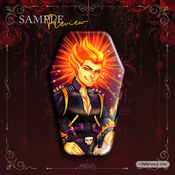Coffin Shape Ataud Monster fire