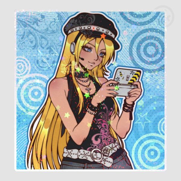 Gyaru Mcbling Lily | Holo Sticker