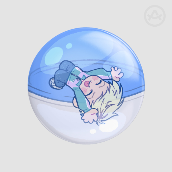 Phil in a Ball Holographic Badge
