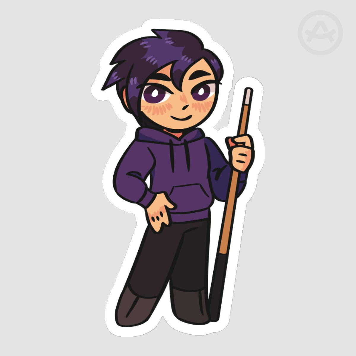[STARDEW VALLEY] Sebastian Die Cut Sticker