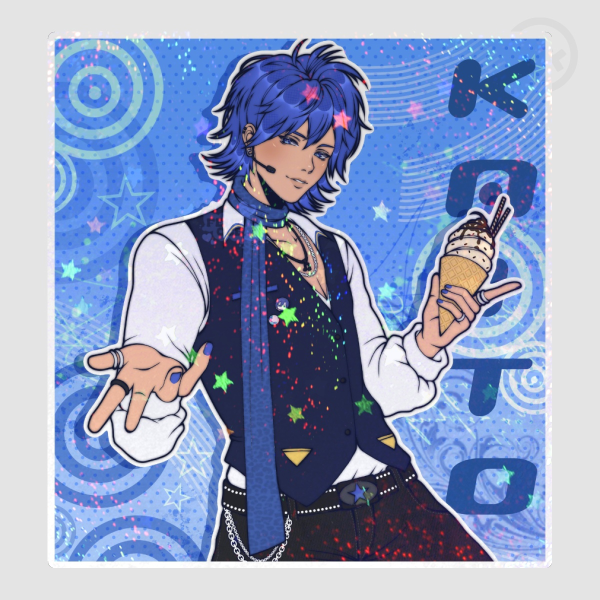 Gyaruo Mcbling Kaito | Holo Sticker