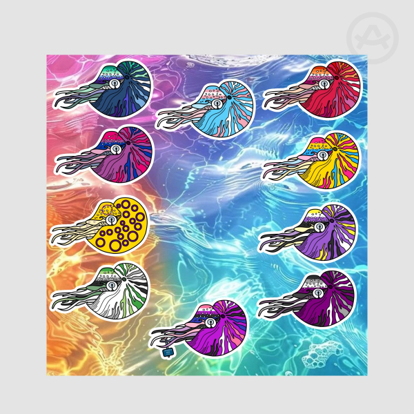 Rainbow Nautilus Alliance - Sticker Sheet