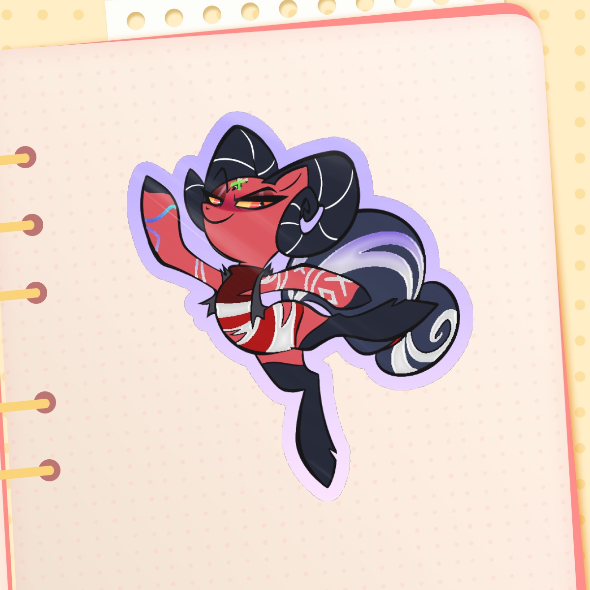 Polly Picket Sticker