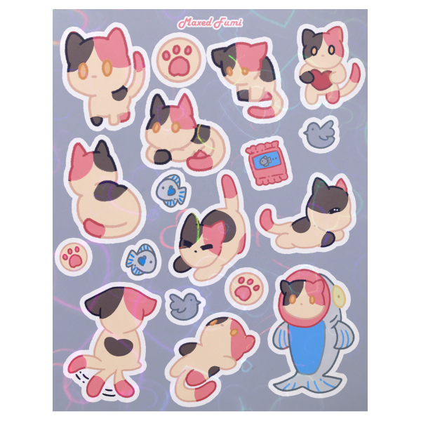 Fumi Cat Sticker Sheet