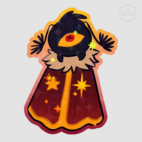 Otvian Colored Edge Die Cut Stickers