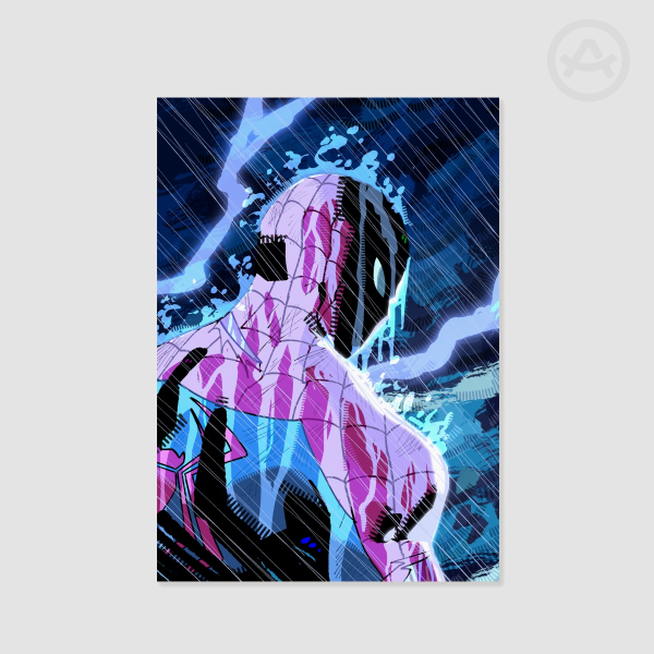 Spider-Man - Loser - Super Hero Print A5