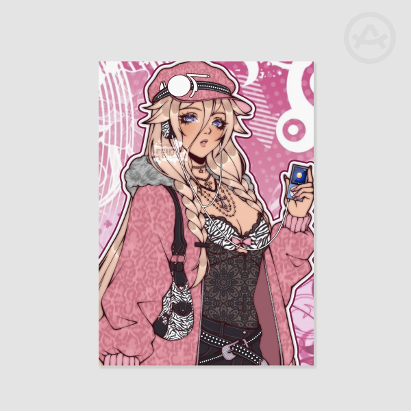 Gyaru Mcbling IA | A5 Poster Print