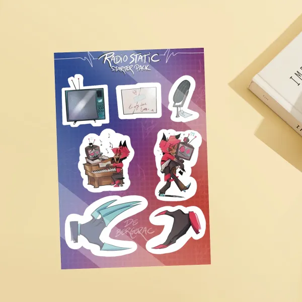 Radiostatic starter Stickers Sheet