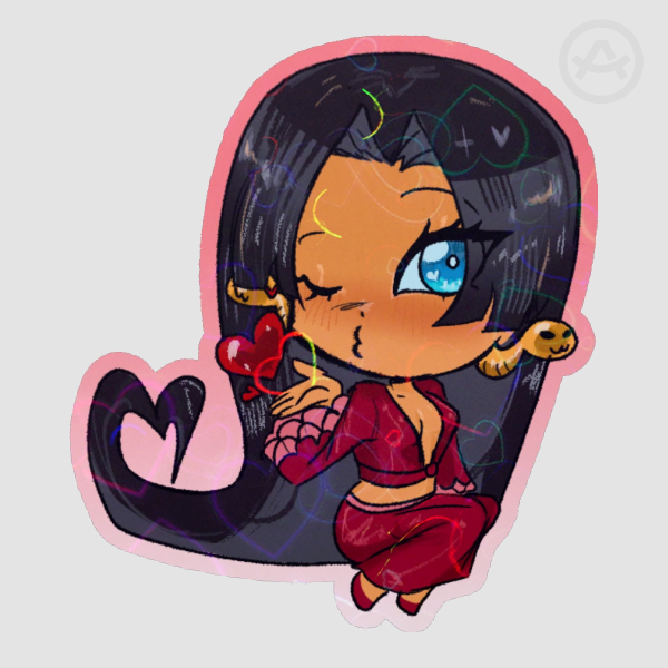 Boa Hancock chibi Die Cut Stickers