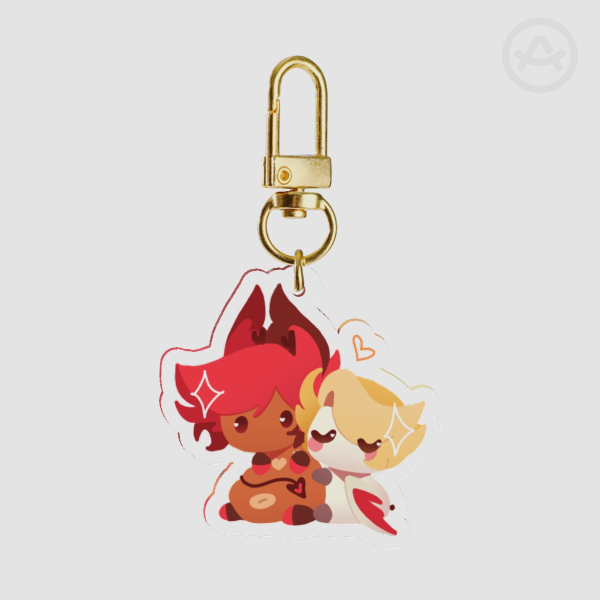Hazbin Hotel | Potato Alastor & Lucifer Keychain