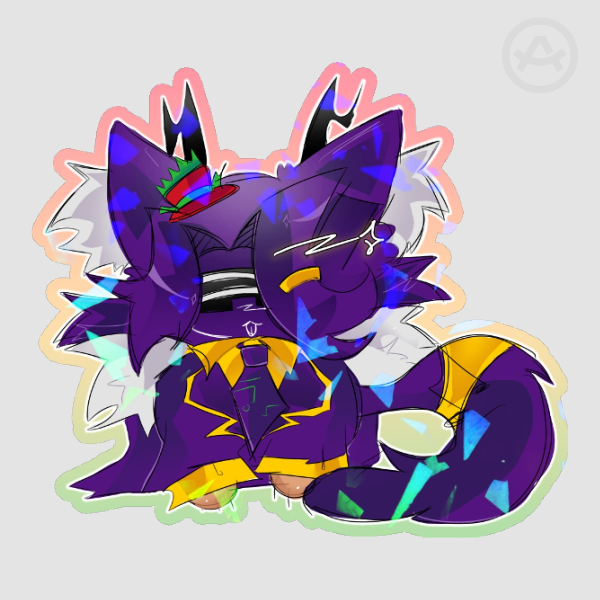 (Flood escape) crazyblox/mk2 cat sticker