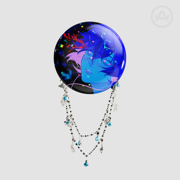Persona 3 Makoto Badge With Chains