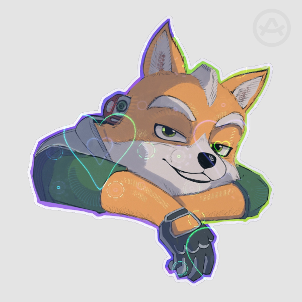 Fox M. Sticker