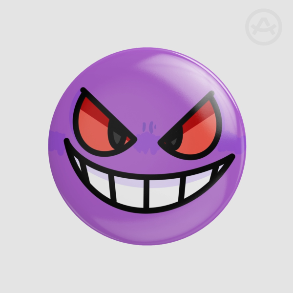Gengar Button Pin