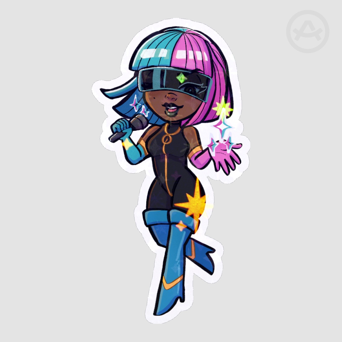 Prism Holo Star Sticker