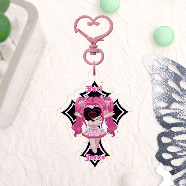 Yuri Jesus Mizi - Zombie Stage - Glitter Keychain